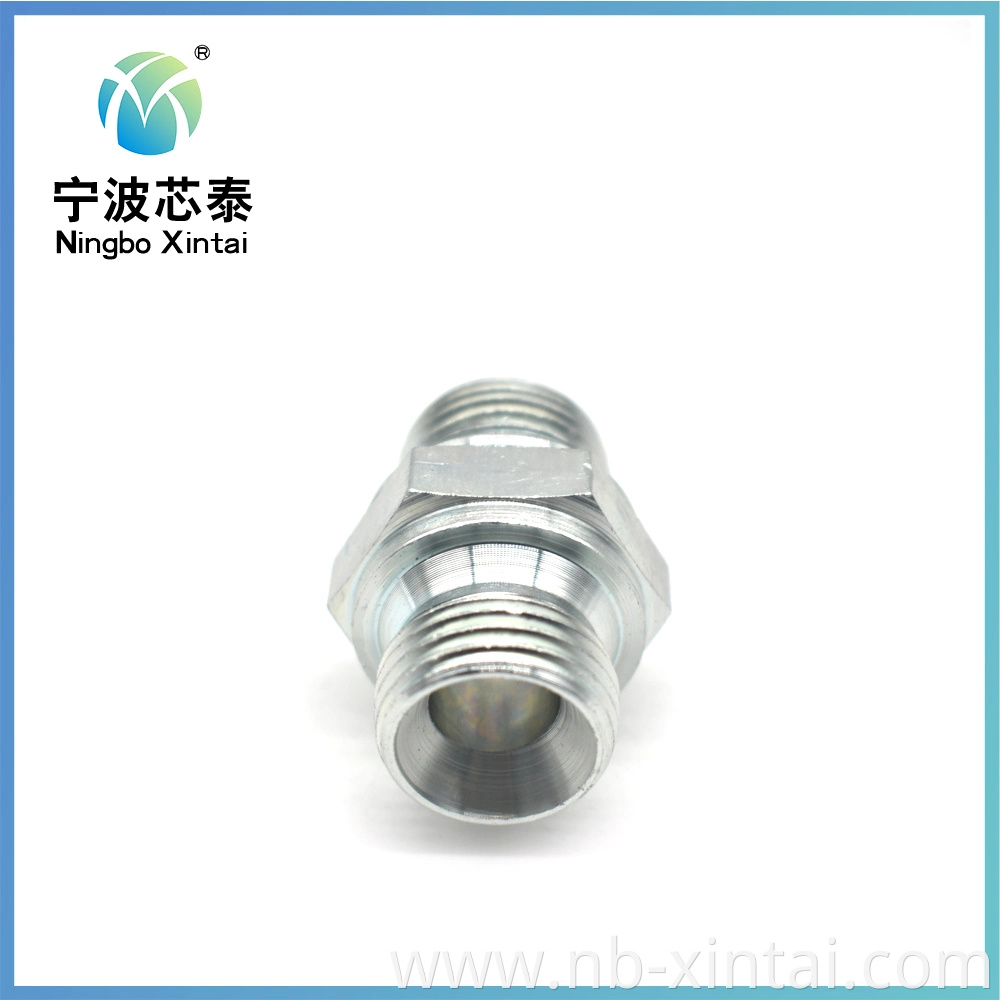 Steel Adapter Fitting Hydraulic Hose Connector